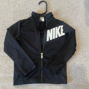 Nike Boys Track Jacket Black Full Zip XS 98-104cm 3-4YRS